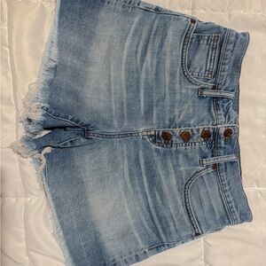 Madewell Light Blue Denim Shorts size 26